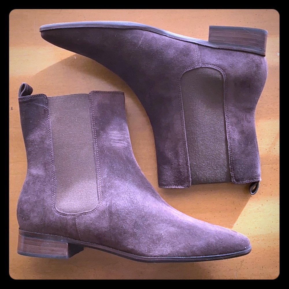 New Talbots size 8.5 suede leather boots